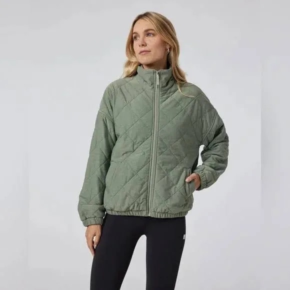 VUORI Halo Insulated Olive Green Jacket XS - Picture 2 of 10